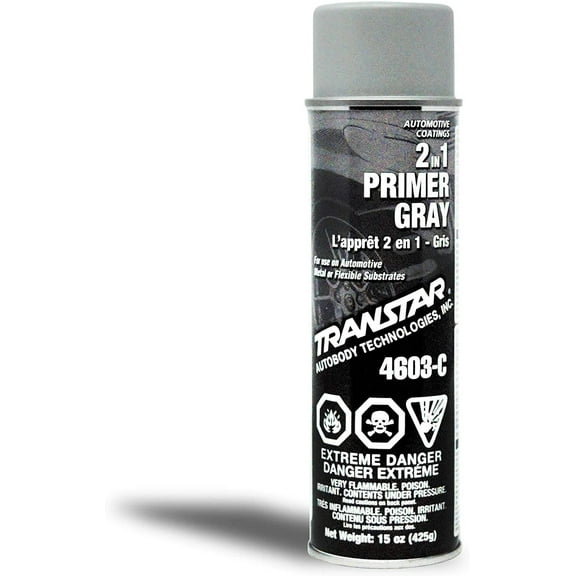 TRANSTAR TRAN4603 2 in 1 Primer Gray Aerosol CASE of 6