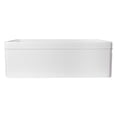 thumbnail image 4 of Pemberly Row Decorative Lip Apron Single Bowl Fireclay Farmhouse Kitchen Sink, 4 of 10