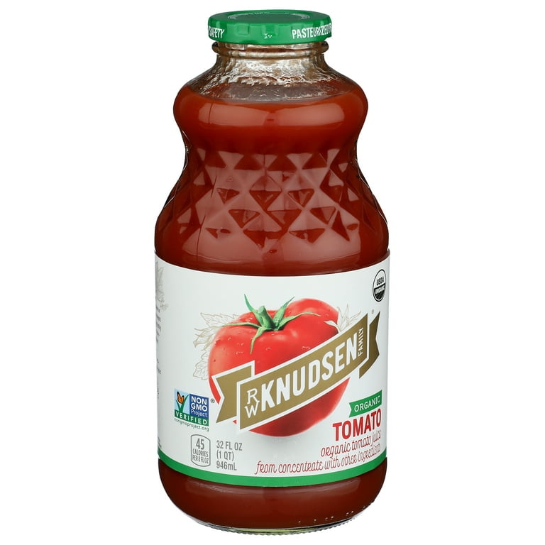 R.W. Knudsen Family, Organic Tomato Juice, 32 Ounce, 6 per case