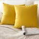 thumbnail image 3 of 2 uds de almohada de almohada de para sofá cama de cojines hogar mitorio sala de decoración 18x18 , Amarillo claro perfecl Funda de almohada, 3 of 8