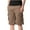 Coffee, variant on cllios Cargo Shorts for Men Big and Tall Multi Pockets Shorts Outdoor Work Shorts Comfortable Workwear Cargo Shorts