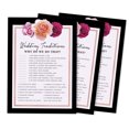 thumbnail image 1 of Inkdotpot Bridal Wedding ShowerGameBachelorette Party ActivityGameCards 50-PackFloralWhy Do We Do That, 1 of 1