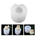 thumbnail image 2 of KAKOWELY Molde de silicona para velas de aromaterapia, molde 3D artesanal para jarrones de hormigón, 2 of 4