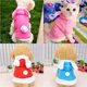 thumbnail image 5 of Mascota Gato Perro Cachorro Suave Ropa De Algodón Cálido Lindo Conejo De Dibujos Animados Disfraces Accesorios Yuarrent PT001565-00, 5 of 6