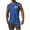 Blue, variant on COSFO Vintage Mens Workout Tank Tops Muscle Casual Shirts Crew Neck Lightweight Graphic Loose Sleeveless Tank Tops