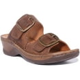 thumbnail image 1 of Josef Seibel Catalonia 76 Women's Leather Mule Sandal In Brown Size 8.5, 1 of 6