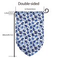 thumbnail image 2 of Sigee Blue Ink Flowers Printed Flag12.5 * 18in Outdoor Yard Flags For Garden Decor, 2 of 9