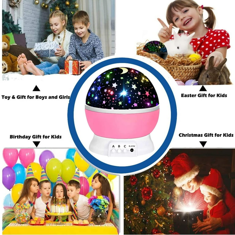 Toys for 1-10 Year Old Girls,Star Projector for Kids 2-9 Year Old