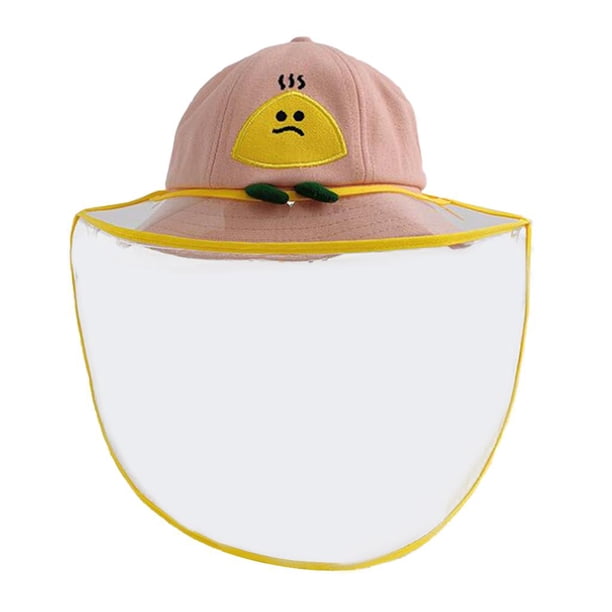 Sombrero para el sol para pequeños Gorra de cubo anti- de cara Rosado Zulema Sombrero de cara completa para niños
