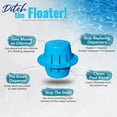 thumbnail image 3 of The Original Sinking & Floating Chlorine Dispenser for Pool, Uses Less Chlorine, Less Chlorine Odor, It Sinks & Cleans & Floats Back Up, Replaces Pool Chlorine Floater, The Sunken Treasure, Dark Blue, 3 of 7