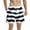 Black Wave, variant on Mens Swim Trunks 5" with Mesh Lining Quick Dry Bathing Suits for Men Black Wave Size m