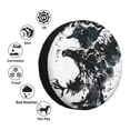 thumbnail image 4 of Honeii Abstract Eagle Ink Print Tire Covers, Waterproof Anti-UV Sun Snow Rain Tire Covers for Trailers, RV, Camper, SUV, Truck-14 inch, 4 of 6