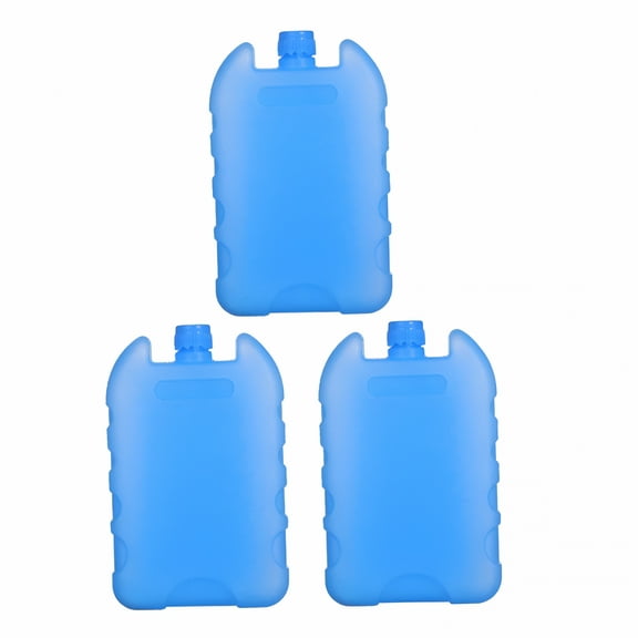 ACDANC Reusable Ice Packs for Coolers with Quick Cooling Pe Material Skyblue 3Pcs Portable Long Lasting 3.5 X 5.5 Inches