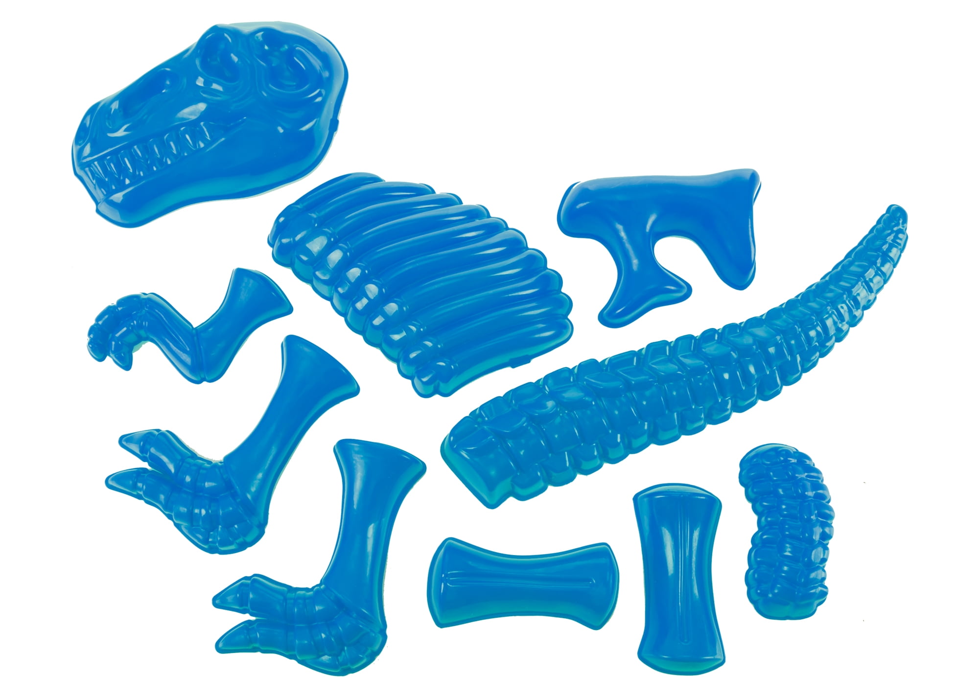 Dino Bones Mold Lime Green 12 x 3 Durable Acrylic Sandbox Accessory Toy