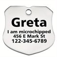 thumbnail image 1 of Personalized Dog Tags For Dog, Engraving Deep Dog Tag, Anti-Lost Pet Name Pendant FunnyShape Suitable For Small, Medium And Large Dogs Pet Accessories, 1 of 5