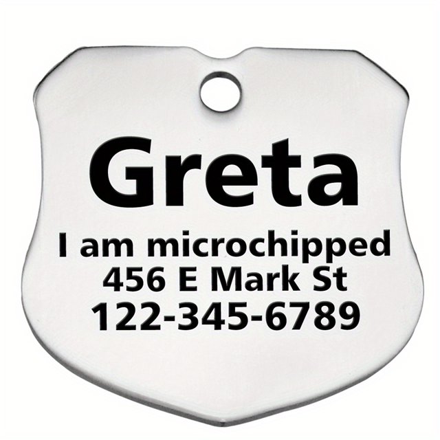 Personalized Dog Tags For Dog, Engraving Deep Dog Tag, Anti-Lost Pet Name Pendant FunnyShape Suitable For Small, Medium And Large Dogs Pet Accessories