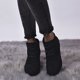 thumbnail image 5 of Zapatos de tacón alto con plataforma impermeable Retro para mujer, sencillos Wmkox8yii sa1862, 5 of 9