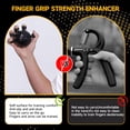 thumbnail image 5 of 2026 New Finger Grip Strengthener, Hand Forearm Trainer, Arm Toning Shaper and Wrist Strengthener Ball,Portable Adjustable Hand Grip Strengthener for Gym, Piano and Guitar Training, 5 of 6