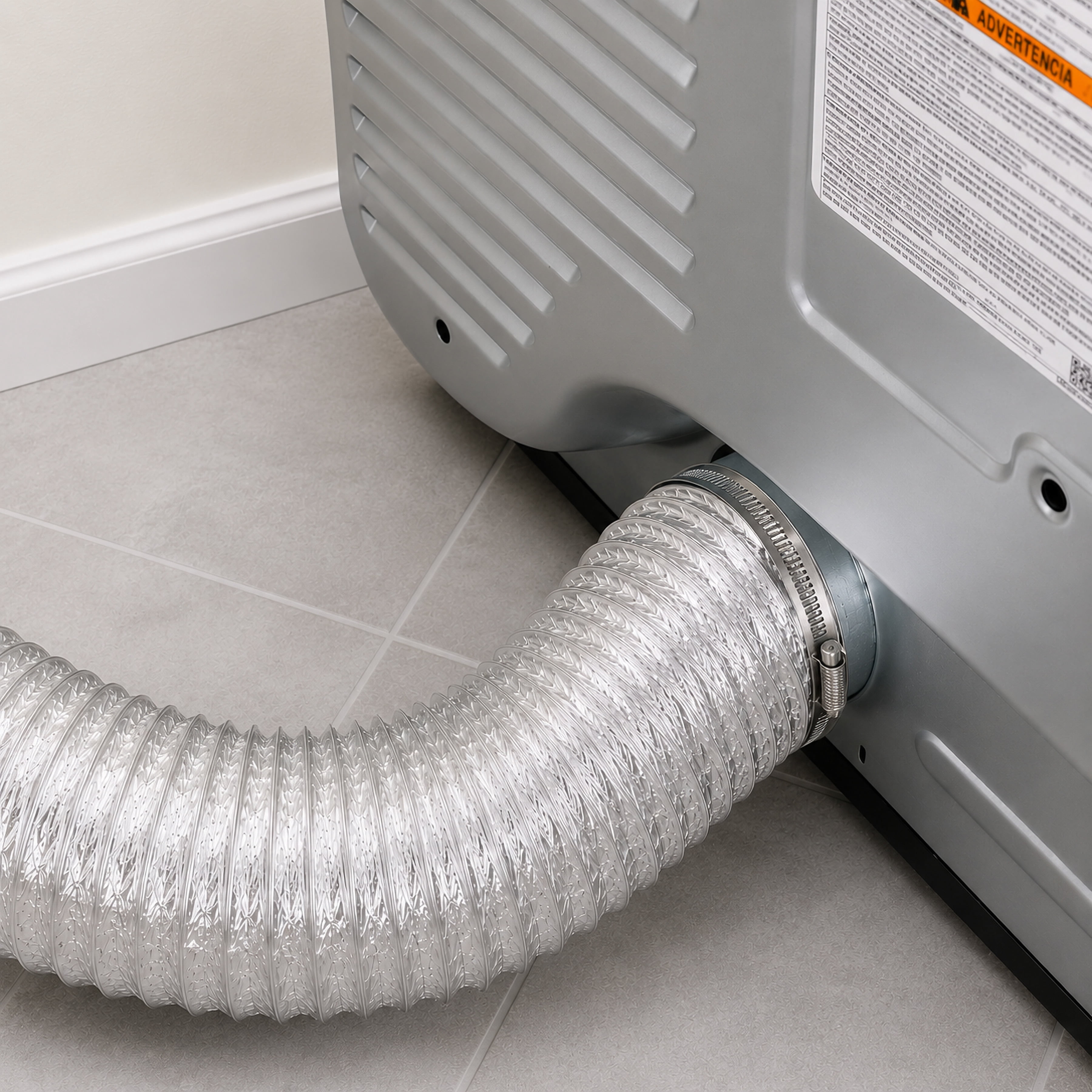 Plumb Craft Silver Aluminum 8 Ft, Flexible Dryer Duct