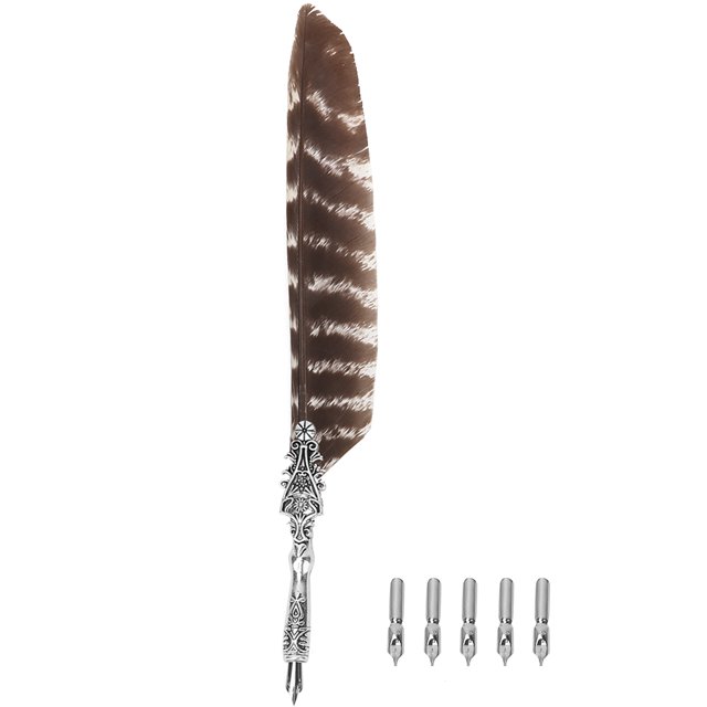 Quill Pen Wear-Resistant Antique Quill Pen Beautiful Elegant For Christmas Holidays Meaningful Present Birthdays ANGGREK Otros