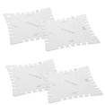 thumbnail image 2 of Stainless Steel Guitar Radius Gauge Measuring Tool Set for Guitar Repair 4Pcs, 2 of 5