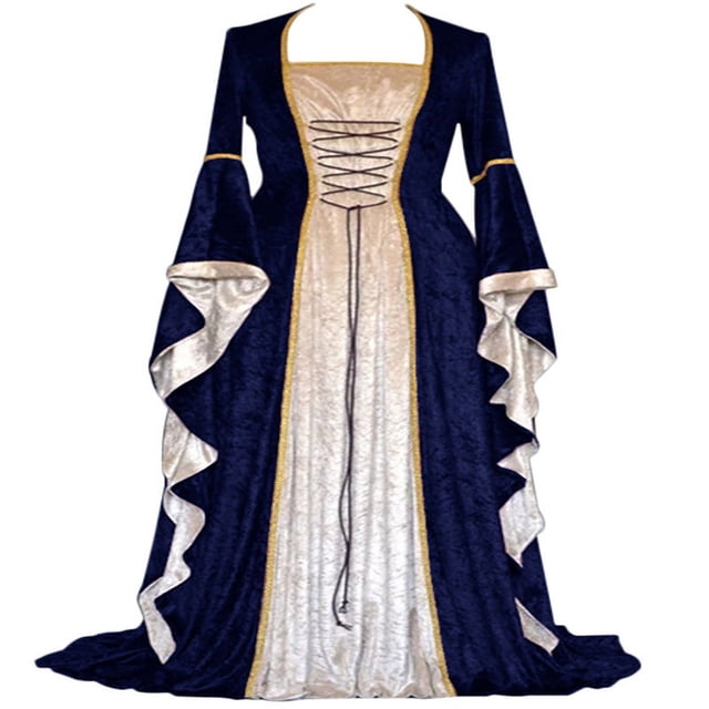Vestido de disfraz de Cosplay para mujer, ropa Medieval, renacentista, Victoriano, irlandés, terciopelo, Retro, fantasía, Halloween, Carnaval