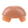 thumbnail image 2 of 50pcs Sonajeros Rosados ​​para de Decoración Del Partido Favores de niño Del Bebé Bronceado Oscuro CUTICAT Cabeza de muñeca cuero cabelludo, 2 of 6
