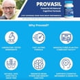 thumbnail image 2 of Provasil Maximum Strength Brain Supplement - Boosts Memory & Focus - Increases Mental Performance & Cognitive Health - Phosphatidylserine, Resveratol, Folate, Ginkgo Leaf, Bacopa & More - 60 Tablets, 2 of 6