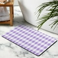 thumbnail image 2 of Luxurious Checkered Bath Mat | Ultra Absorbent & Non-Slip | Ideal for Shower, Sink, Tub | Machine Washable | Convenient Size 20x32 inches, 2 of 5
