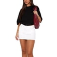 thumbnail image 6 of LYMAYTER S-XL Women Denim Short Skirt Slim Fit Casual Jean Skirt High Waist Stretchable Mini Skirt, 6 of 9