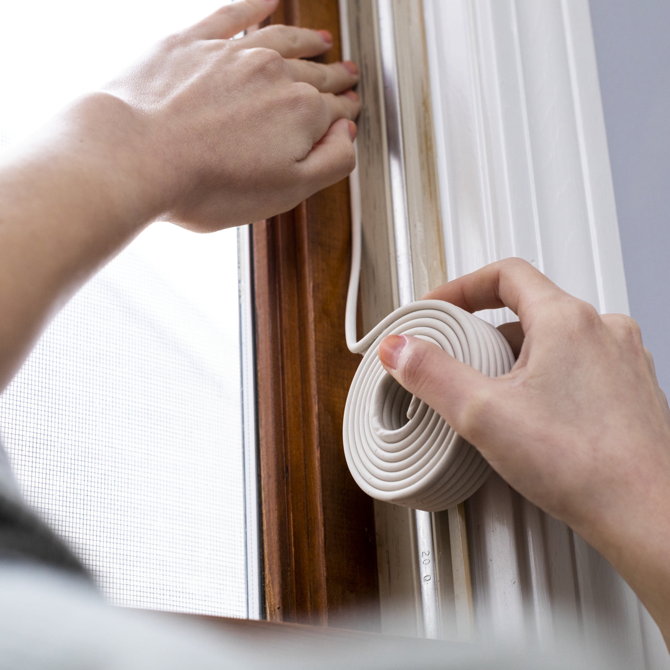 Duck Brand White Rubber Rope Caulk for Windows and Doors - 0.125 in. x 35 ft.