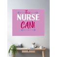 thumbnail image 2 of Strong Nurse Motivation Superhero Health Worker Style Poster Wall Art, Modern Wall Decor, 24x36 UNFRAMED, 2 of 3