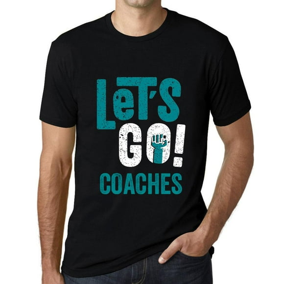 Men's Graphic T-Shirt Let's Go Coaches Eco-Friendly Limited Edition Short Sleeve Tee-Shirt Vintage Birthday Gift Novelty