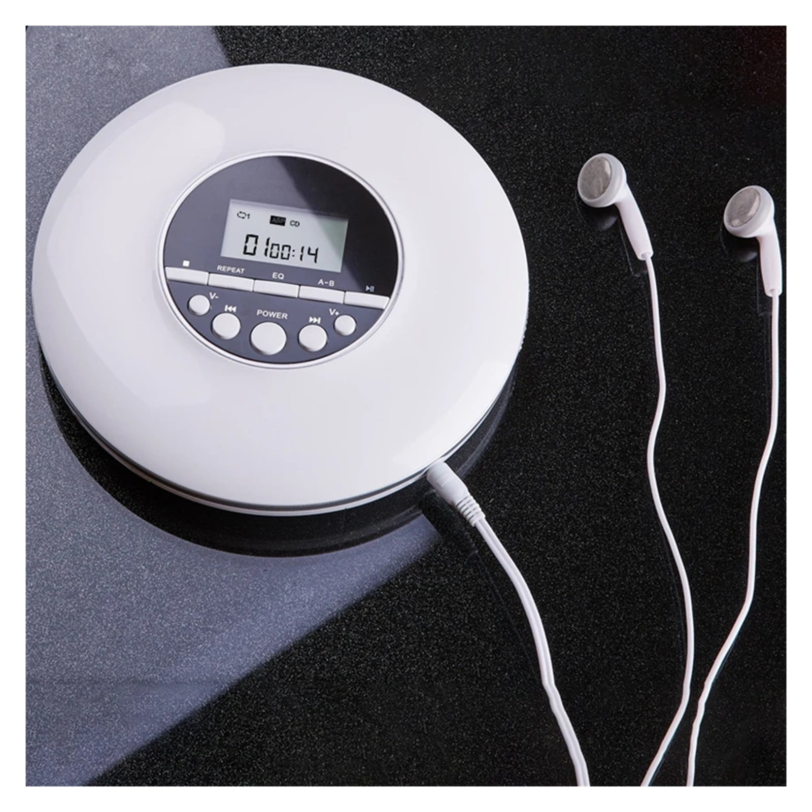 Portable CD Player, for Adults Students Kids Personal Compact Disc CD Player, Music Reproductor