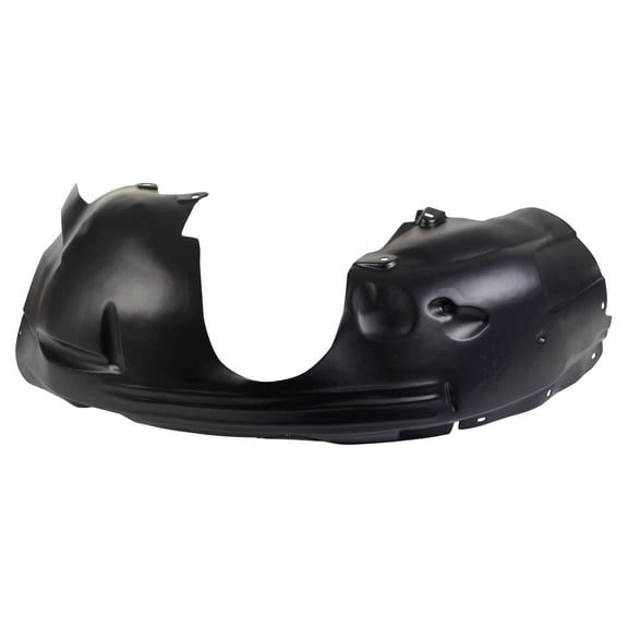 TRQ Front Right Inner Fender Liner Black Passenger Side Fits Select 2008-2011 Ford Focus FO1249131