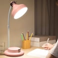 thumbnail image 4 of Cordless Table Lamps USB Rechargeable Simplicity Desk Lamp Built-in 4600 mAh Battery LED Battery Operated lamp with Touch Control Table lamp - Bedroom/Desk/Reading/Patio(Pink), 4 of 8