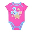 thumbnail image 3 of Blue's Clues Blue and Magenta Girls 3 Pack Character Onesie, Newborn, 3 of 7