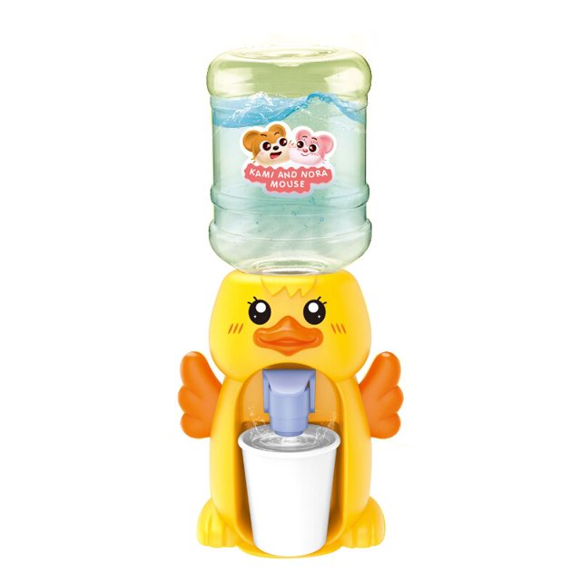 Mini dispensador de agua Dual para niños y niñas, juguete de cocina de simulación para beber leche y zumo, bonito regalo