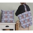 thumbnail image 5 of Soimoi Moss Georgette Fabric Artistic Flower & Geometric Print Fabric by Yard 42 Inch Wide, 5 of 5