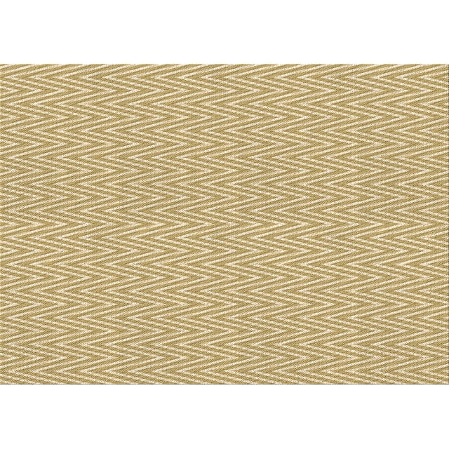 Ahgly Company Machine Washable Indoor Rectangle Transitional Caramel Brown Area Rugs, 2' x 4'