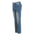 thumbnail image 4 of Mepaouo Women's Wide Leg Jeans Casual High Waisted Stretch Baggy Loose Denim Pants(Blue,L), 4 of 9