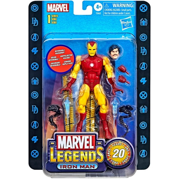 Marvel Legends 20e Anniversaire Figurine de 6 Pouces Vague 1 - Iron Man