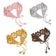thumbnail image 3 of Jumpingount Diadema de ganchillo para mujer, diadema hueca de Color sólido, fiesta de boda, trabajo, tocado escolar, accesorios para mujer Ropa, zapatos y accesorios Miscelánea Amarillo Jumpingount AP012904-03, 3 of 5