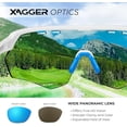 thumbnail image 5 of Xagger Sport Shield Sunglasses for Men Women Cycling Running Baseball UV400 Sun Glasses Wrap Around TR90 Frame, 5 of 7