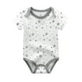thumbnail image 6 of Zavbaby Baby Boy Girl Cotton Short Sleeve Bodysuits,5-Pack,Sizes 0-12M, 6 of 11