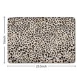 thumbnail image 5 of Black and Tan Leopard Print Flannel Non Slip Door Rugs,Washable Door Mats Indoor,Decorative Door Mats,Dirt-Resistant and Absorbent Doormat for Entrance,Bedroom,Kitchen,Bathroom,23.5x16in(60x40cm), 5 of 5