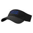 thumbnail image 2 of Adjust Your Focus Embroidered Cotton Twill Sun Visor - Black OSFM, 2 of 5