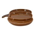 thumbnail image 4 of Plato Way to celebrate Calabaza de cerámica café, 4 of 4