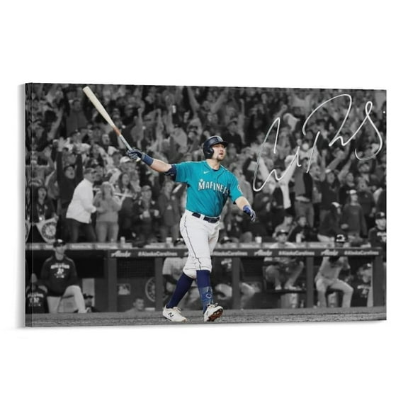 Cal Raleigh Baseball Poster Gifts Canvas Painting Poster Wall Art Decorative Picture Prints Modern Decor 20x30inch(50x75cm)
