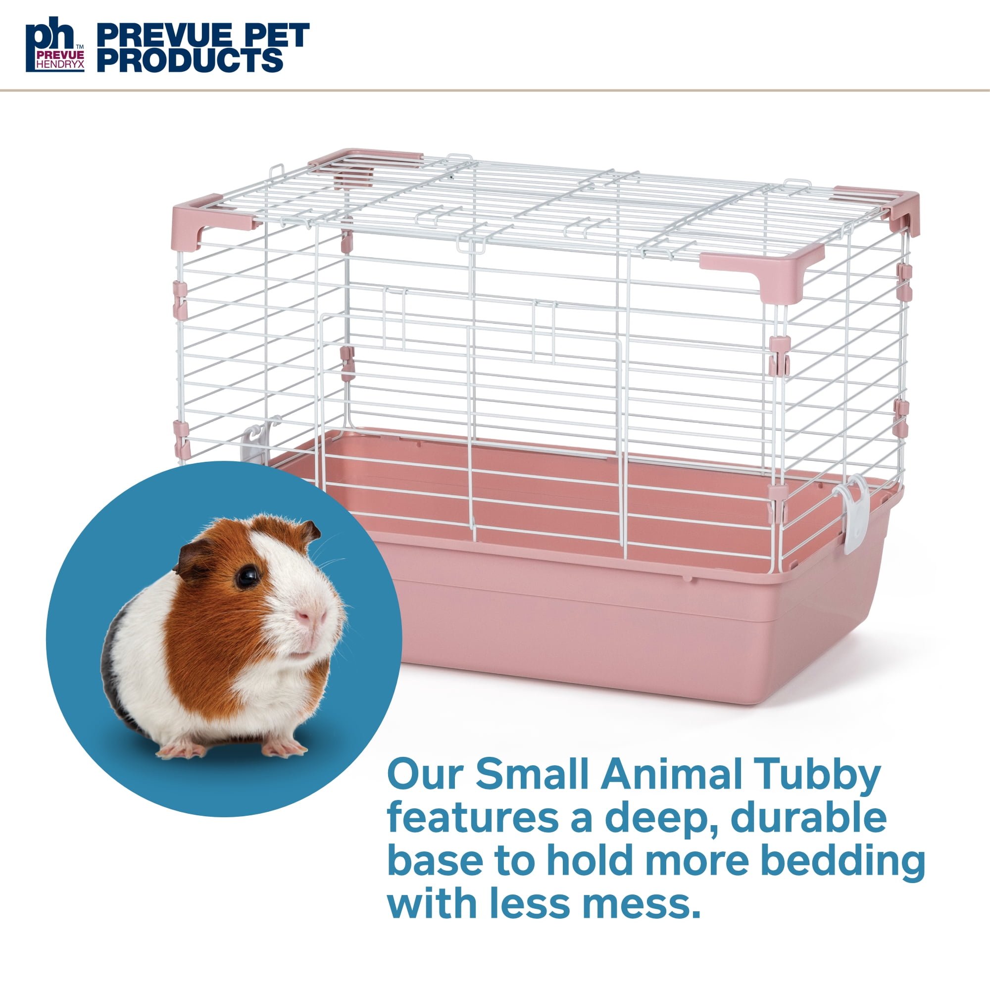 Prevue Pet Products Small Animal Tubby - Pink Base, Extra Small